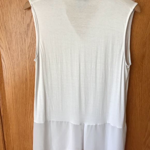 Mixed Media High Low Knit Blouse - Picture 6 of 6